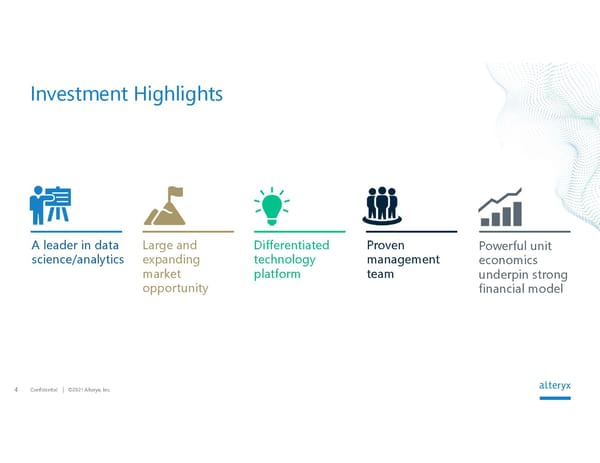 Alteryx Investor Presentation | Interactive - Page 4